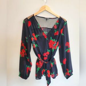Woman's Floral Blouse